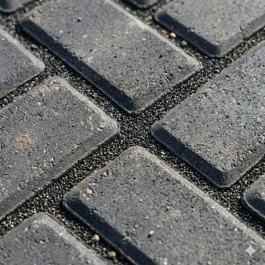 POLYSAND Farbe: basalt. Das Profi-Fugenmaterial für die ungebundene Bauweise.