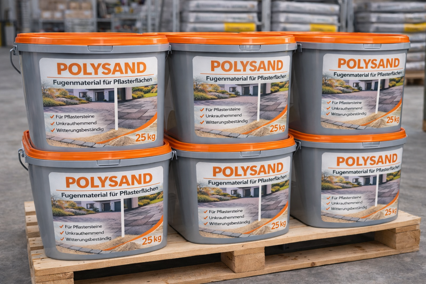 POLYSAND Farbe: natur  Das Profi-Fugenmaterial für die ungebundene Bauweise.