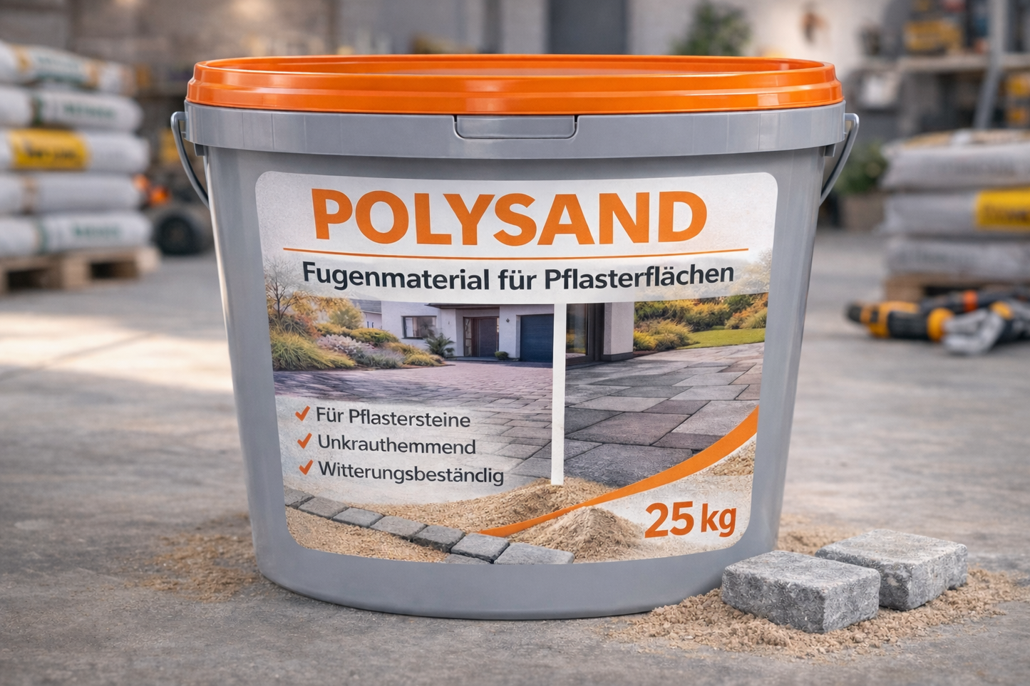 POLYSAND Farbe: natur  Das Profi-Fugenmaterial für die ungebundene Bauweise.