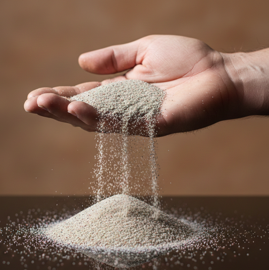 POLYSAND Farbe: rotgrau Das Profi-Fugenmaterial für die ungebundene Bauweise.